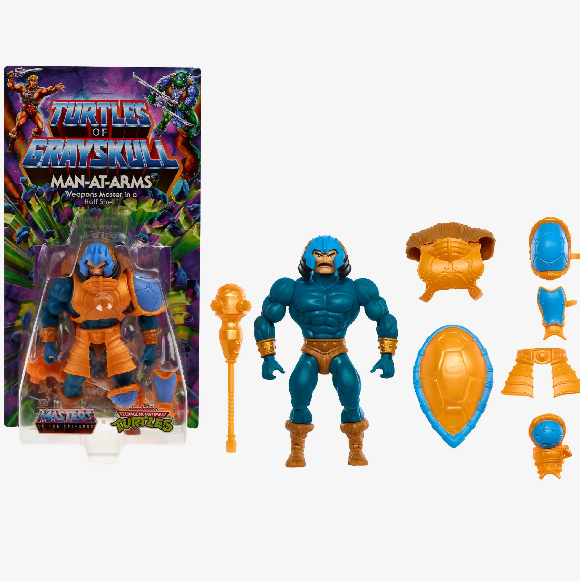 Masters of the Universe Origins Turtles of Grayskull Man-At-Arms Action Figure