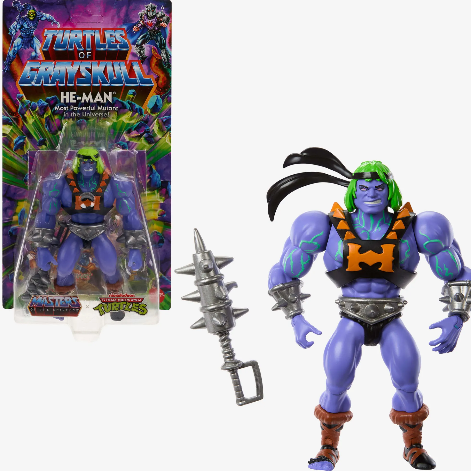 Masters of the Universe Origins Turtles of Grayskull He-Man Action Figure