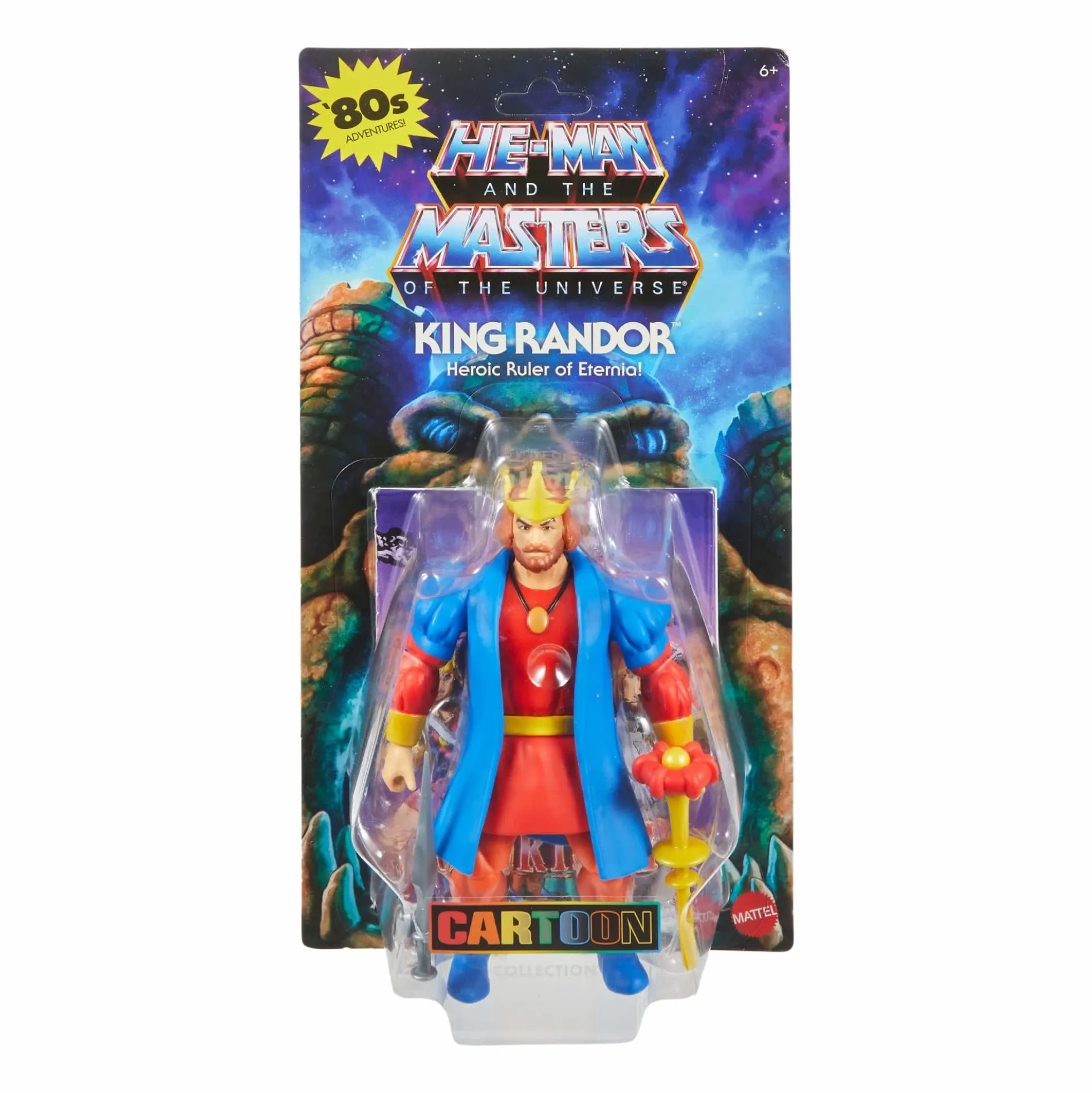 Masters of the Universe Origins Action Figure Cartoon Collection King Randor Action Figure