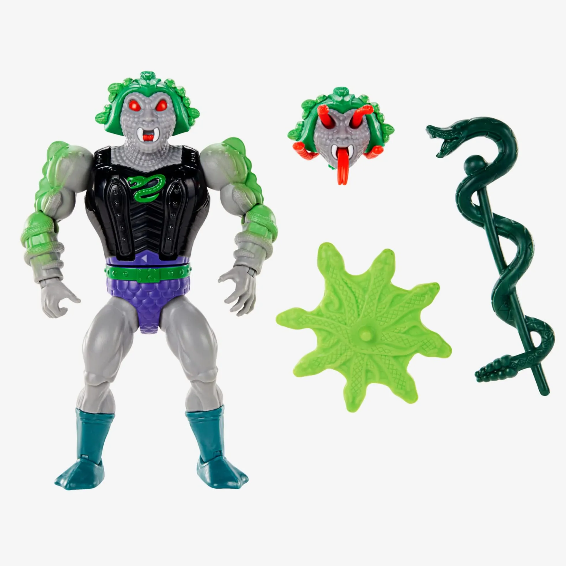 Masters of the Universe Origins Snake Face Action Figure