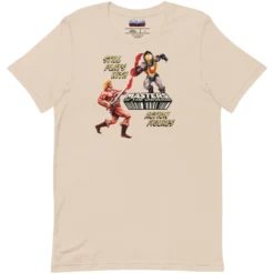 Masters of the Universe Still Plays with Action Figures Cream T-Shirt