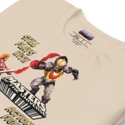 Masters of the Universe Still Plays with Action Figures Cream T-Shirt