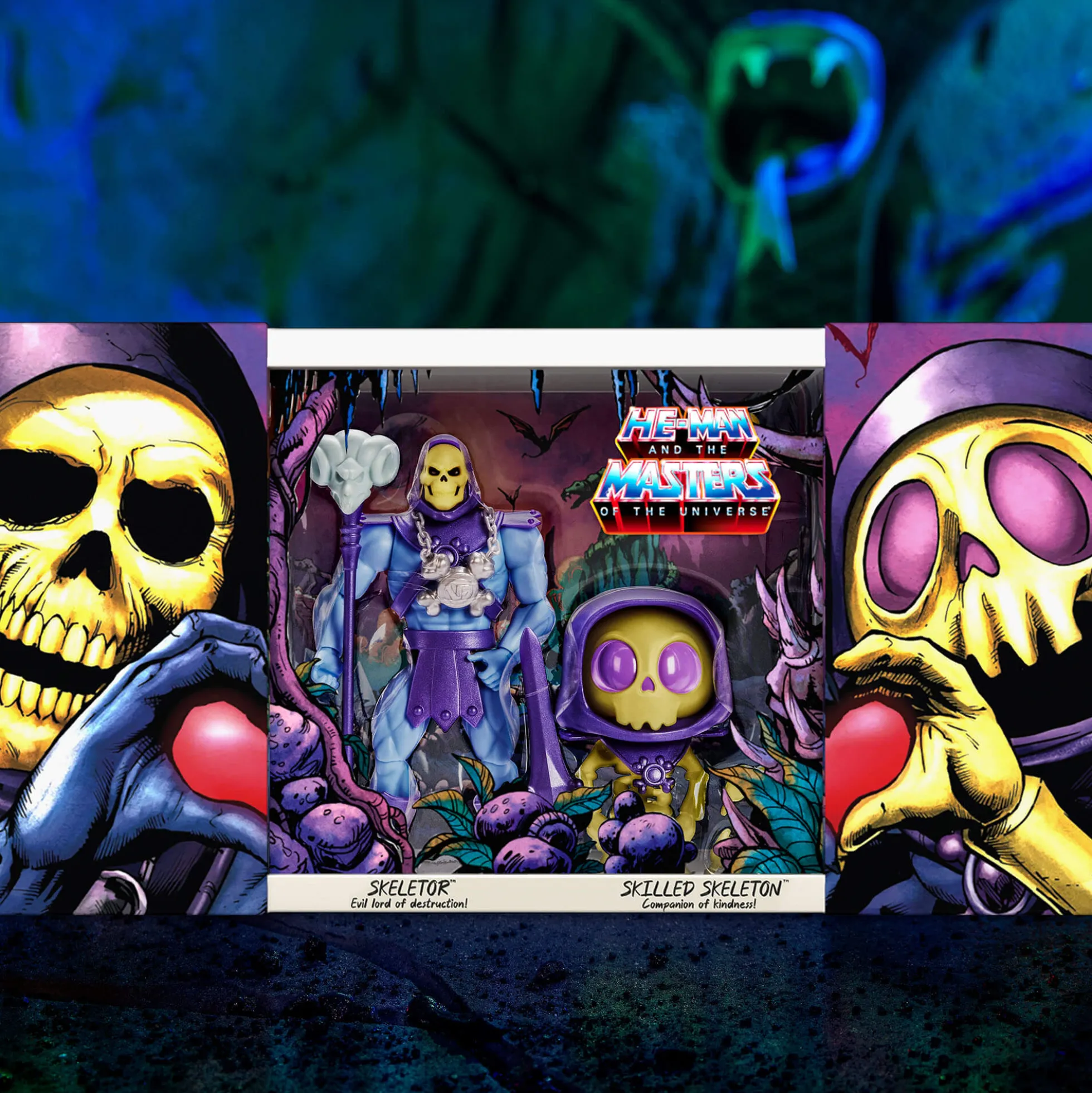 Masters of the Universe Skeletor x VeeFriends Skilled Skeleton 2-Pack