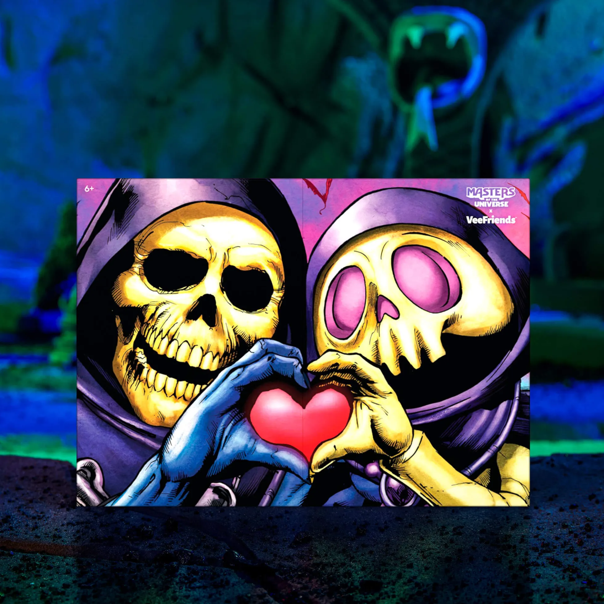 Masters of the Universe Skeletor x VeeFriends Skilled Skeleton 2-Pack
