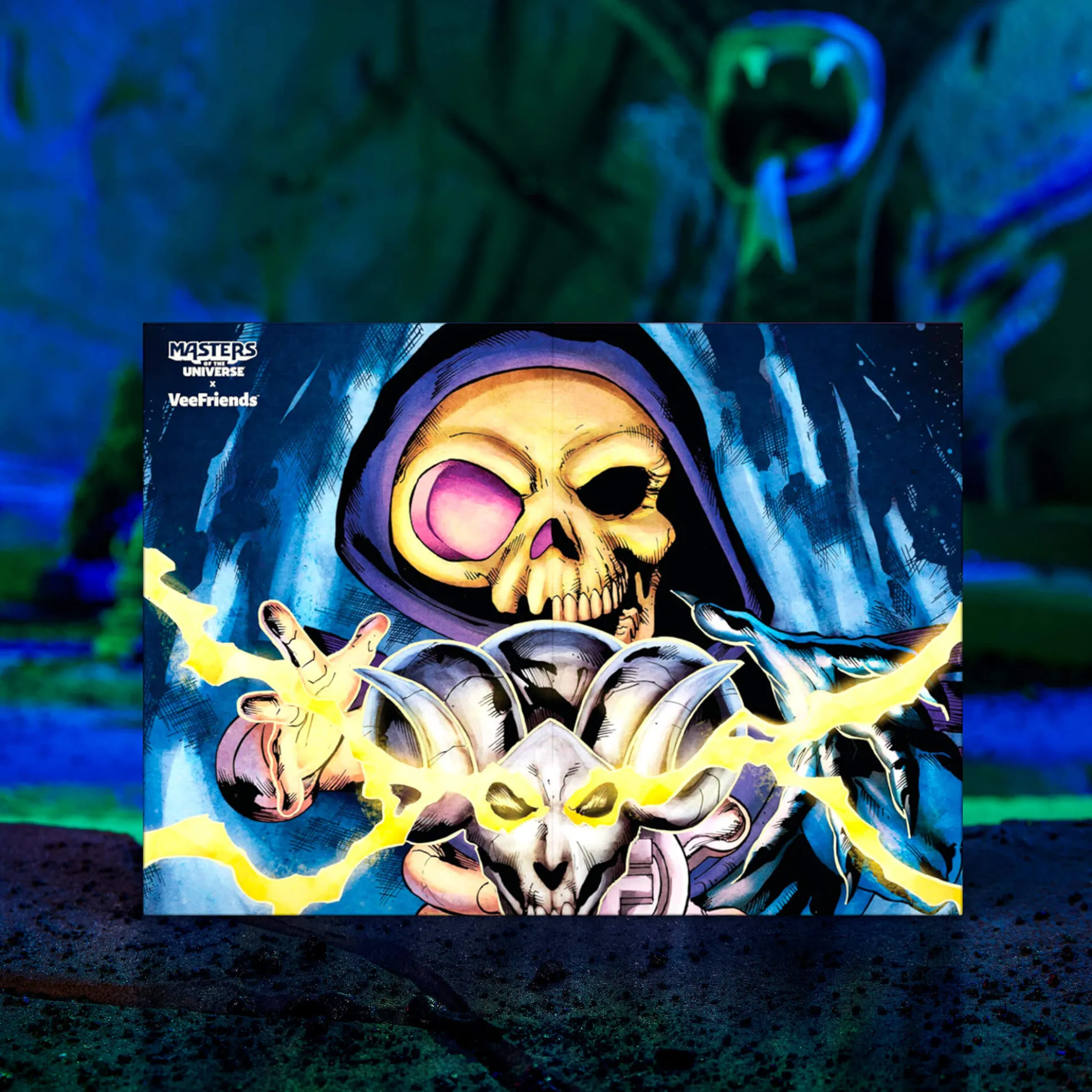 Masters of the Universe Skeletor x VeeFriends Skilled Skeleton 2-Pack