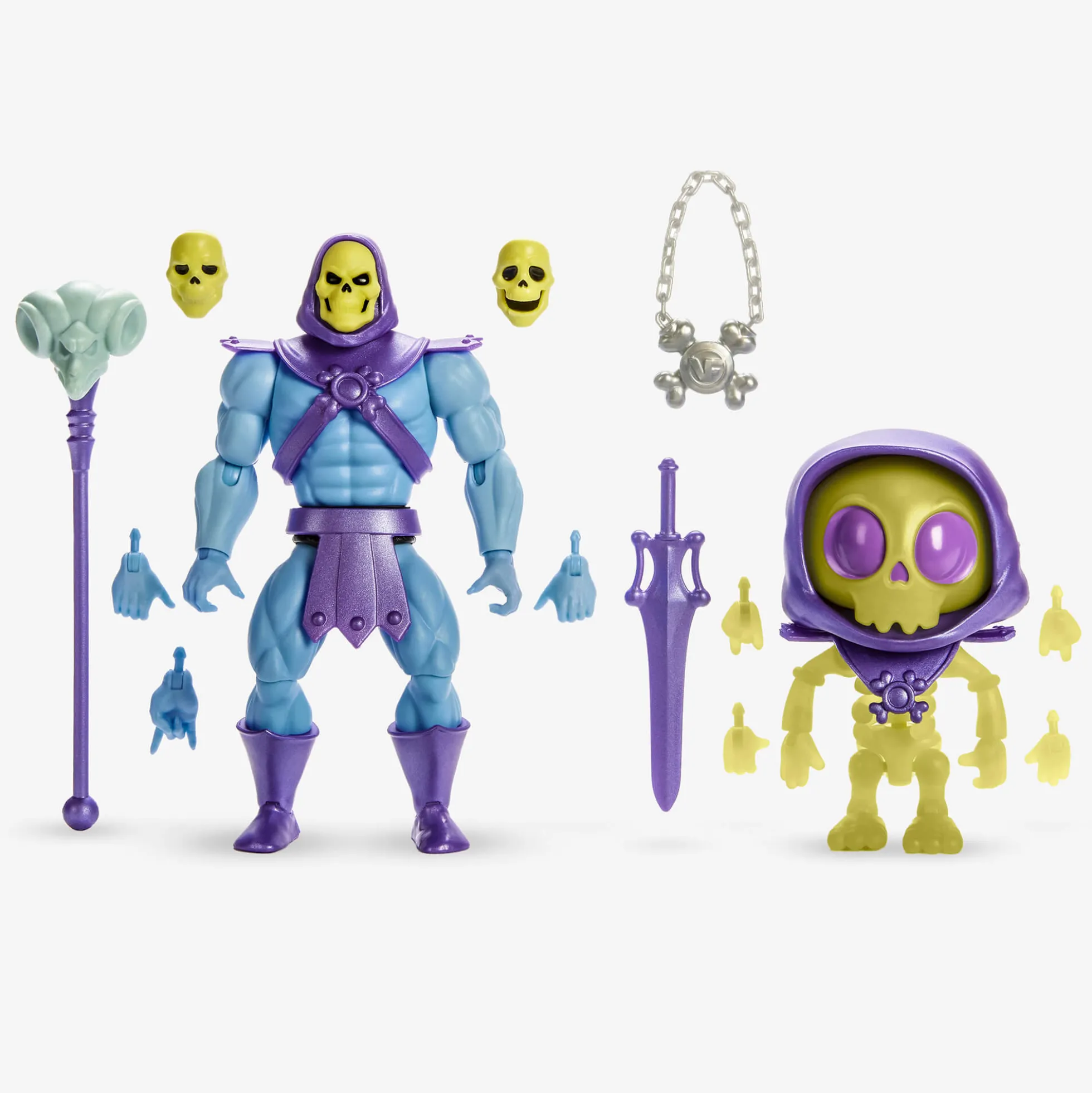 Masters of the Universe Skeletor x VeeFriends Skilled Skeleton 2-Pack
