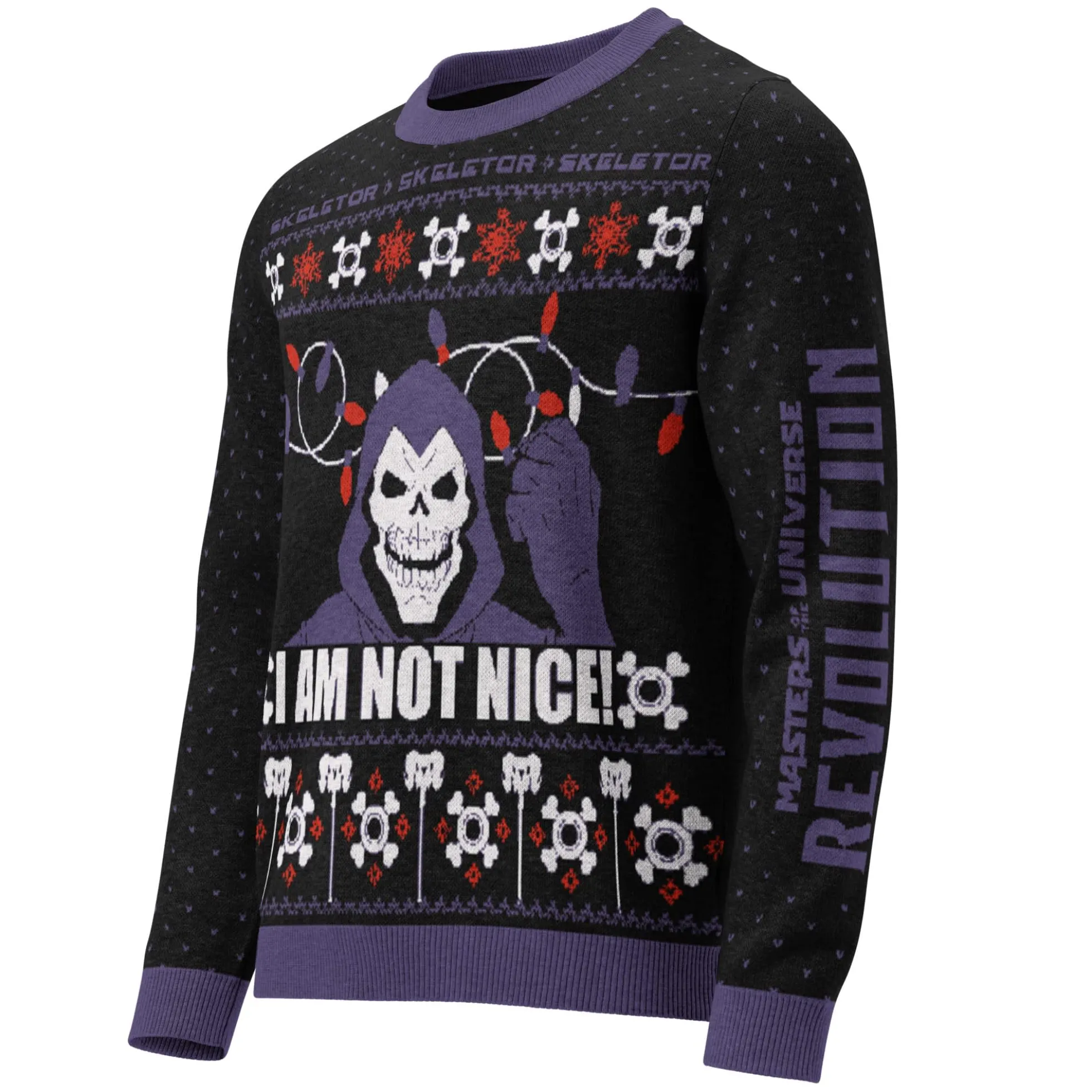 Masters of the Universe Skeletor Ugly Sweater