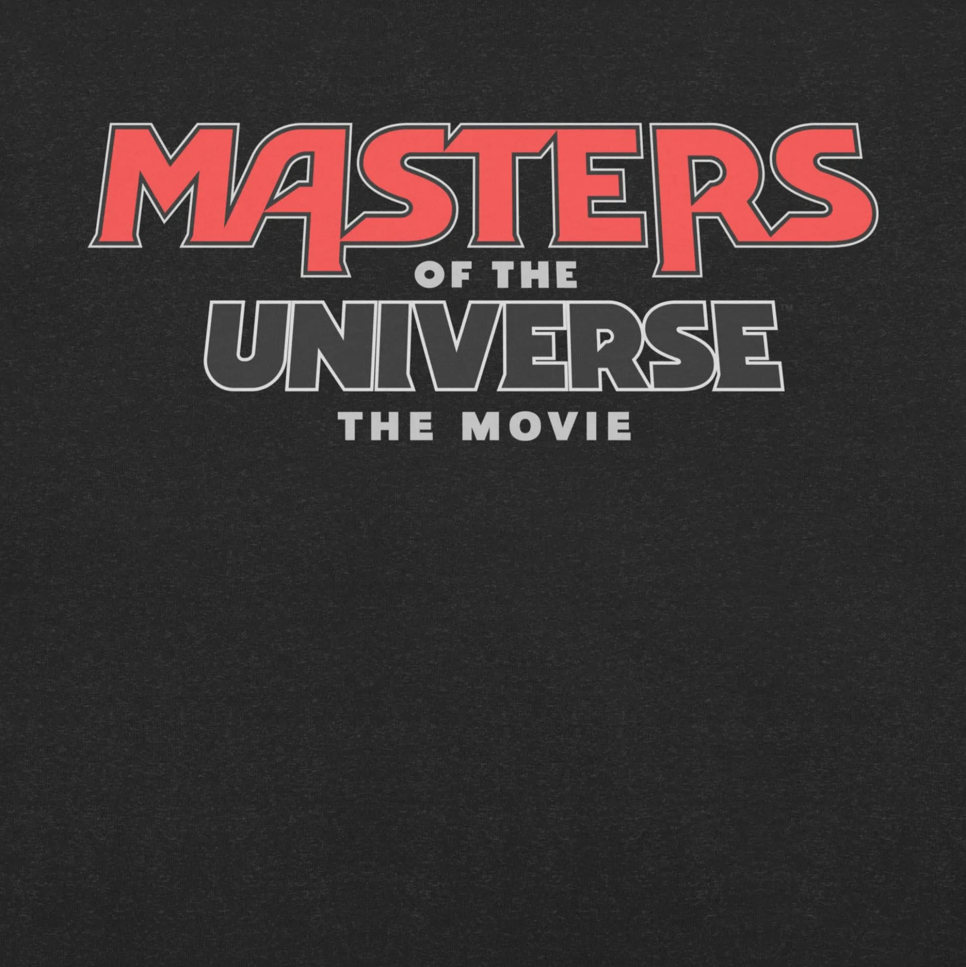 Masters of the Universe The Movie Logo Black T-Shirt
