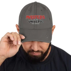 Masters of the Universe The Movie Logo Grey Dad Hat