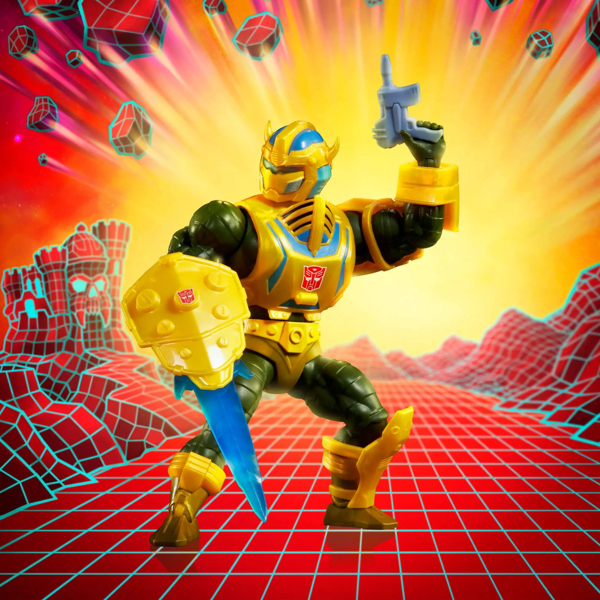 Masters of the Universe x Transformers Bumblebee Armor Man-At-Arms Action Figure