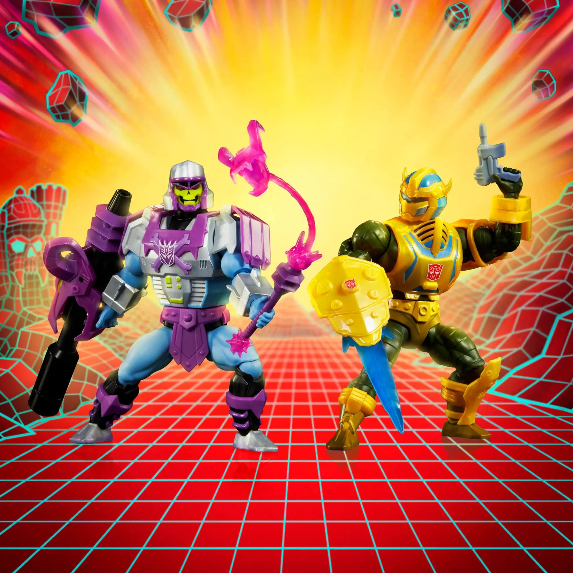 Masters of the Universe x Transformers Bumblebee Armor Man-At-Arms Action Figure