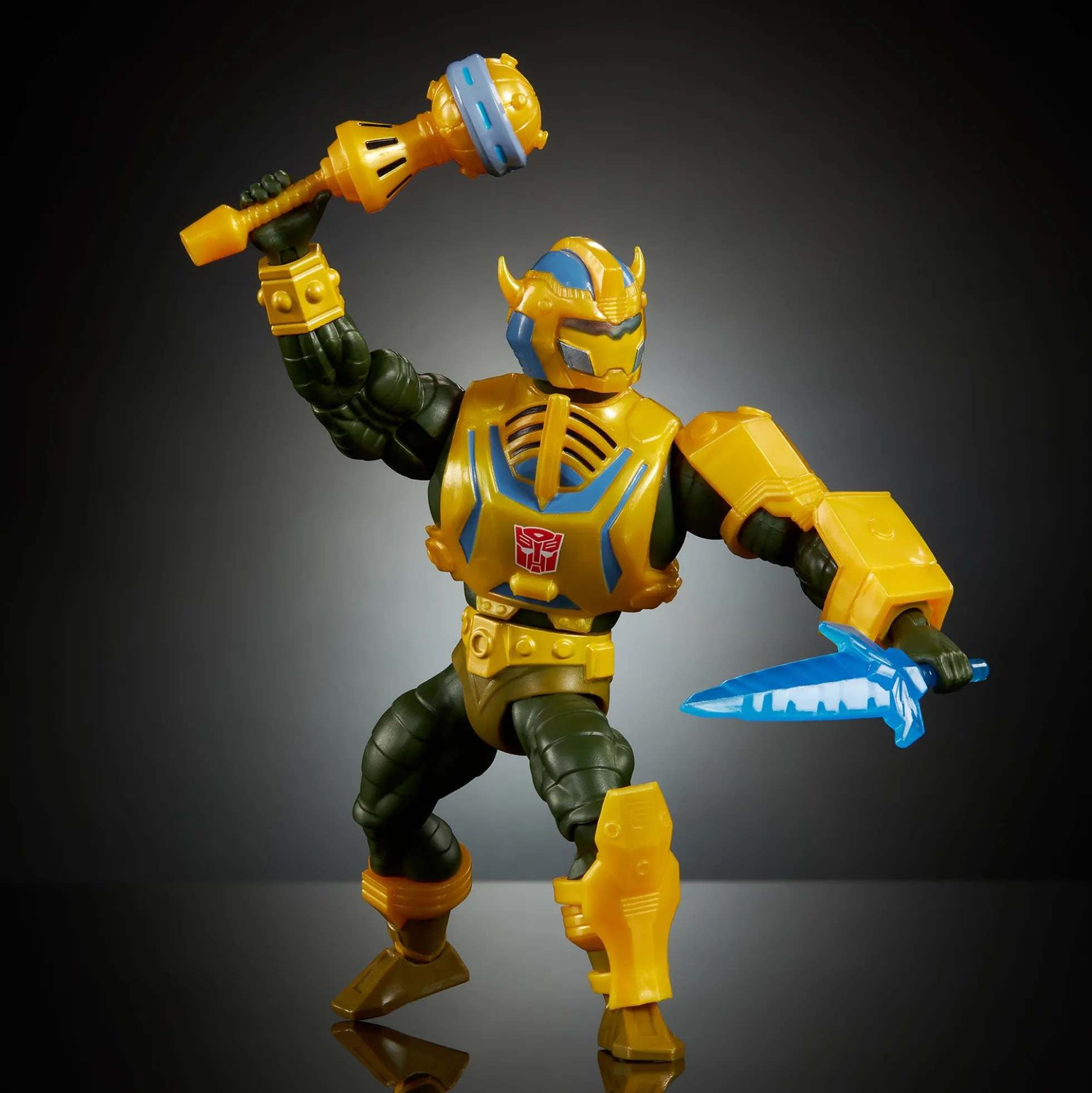 Masters of the Universe x Transformers Bumblebee Armor Man-At-Arms Action Figure