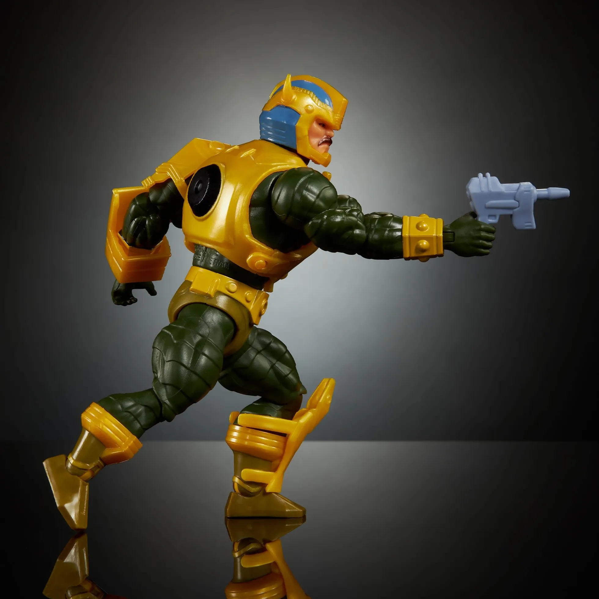 Masters of the Universe x Transformers Bumblebee Armor Man-At-Arms Action Figure