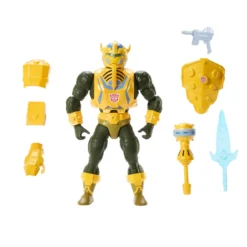 Masters of the Universe x Transformers Bumblebee Armor Man-At-Arms Action Figure