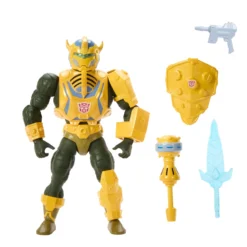 Masters of the Universe x Transformers Bumblebee Armor Man-At-Arms Action Figure