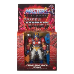 Masters of the Universe x Transformers Optimus Prime Armor He-Man Action Figure