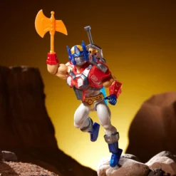 Masters of the Universe x Transformers Optimus Prime Armor He-Man Action Figure