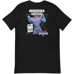 Masters of the Universe Gym Bro Skeletor Ab Power Black T-shirt