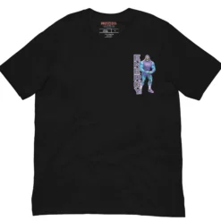 Masters of the Universe Gym Bro Skeletor Ab Power Black T-shirt