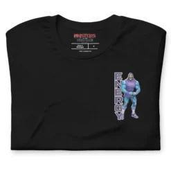 Masters of the Universe Gym Bro Skeletor Ab Power Black T-shirt