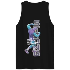 Masters of the Universe Gym Bro Skeletor Strong Black Tank Top