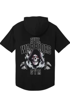 Masters of the Universe Movie Skeletor No Pain No Gain Black Short Sleeved Hoodie