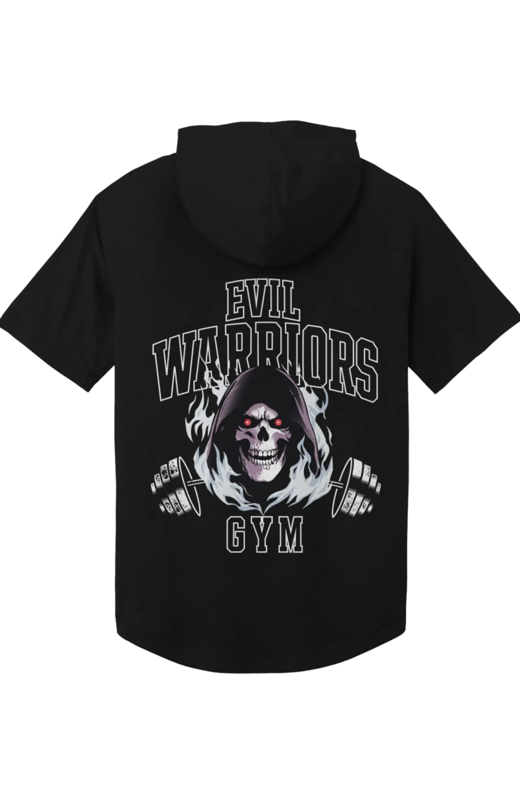 Masters of the Universe Movie Skeletor No Pain No Gain Black Short Sleeved Hoodie