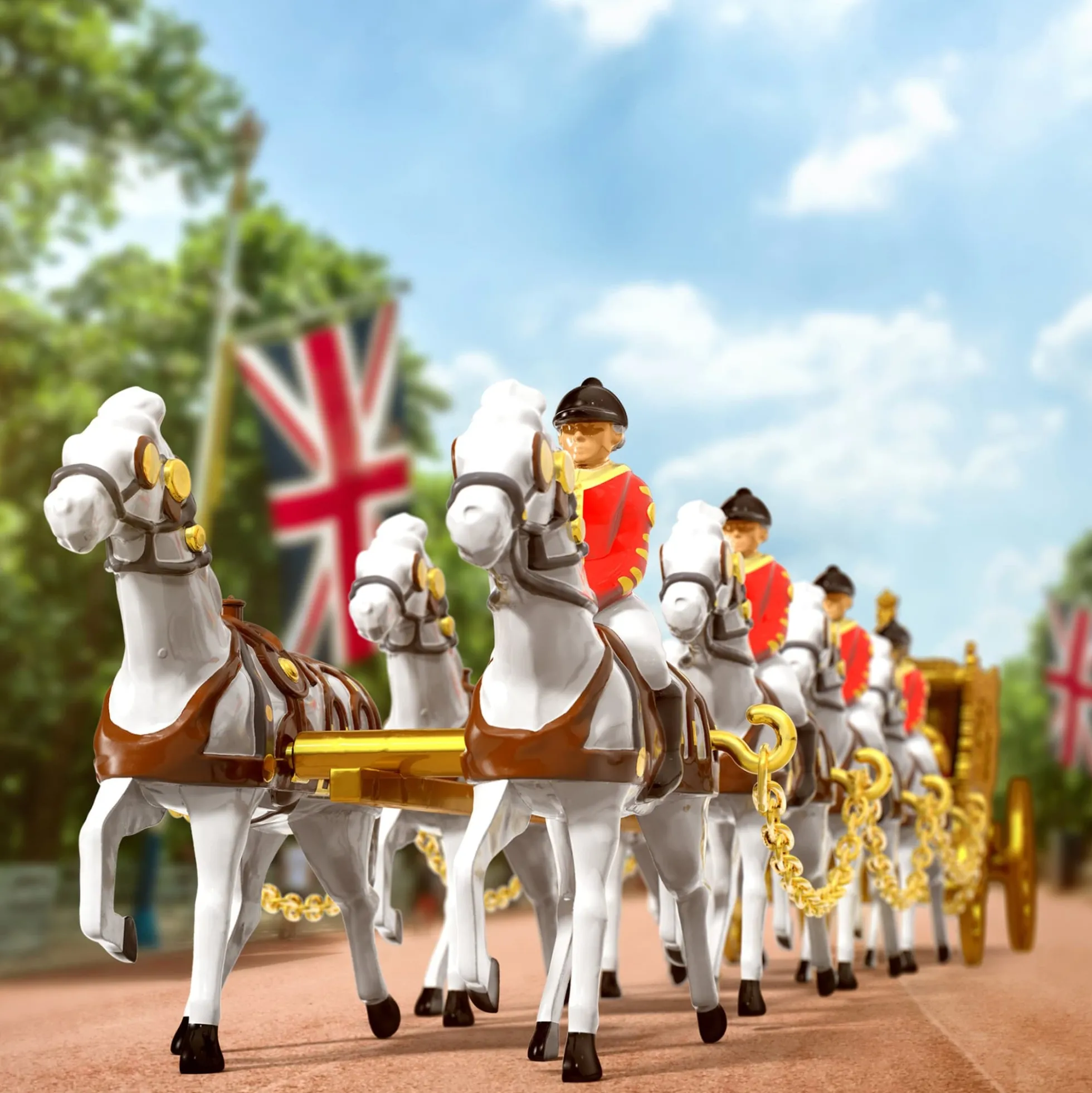 Matchbox Collectors Coronation Gold State Coach
