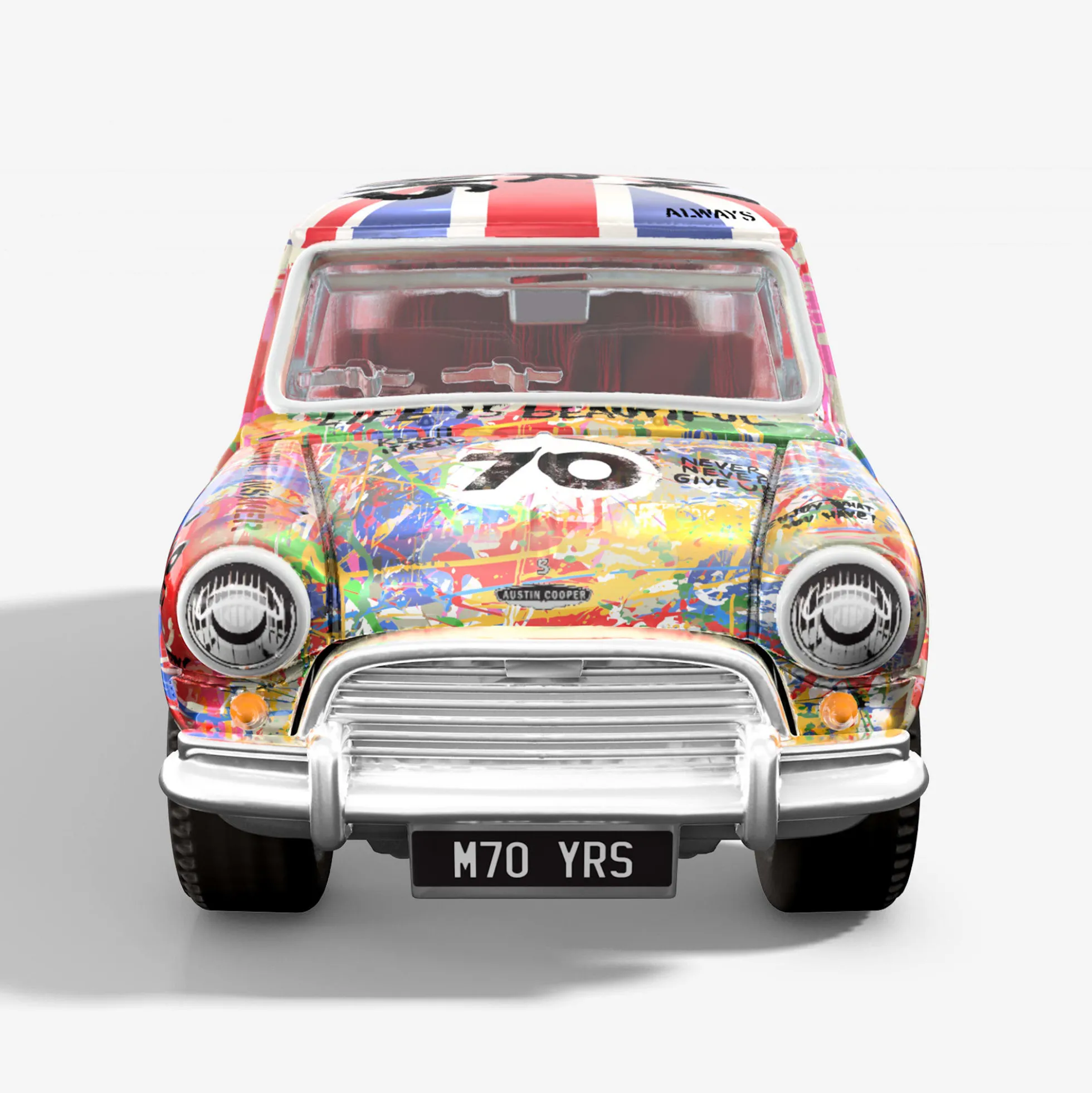 Matchbox x Mr Brainwash 1964 Austin Mini Cooper S