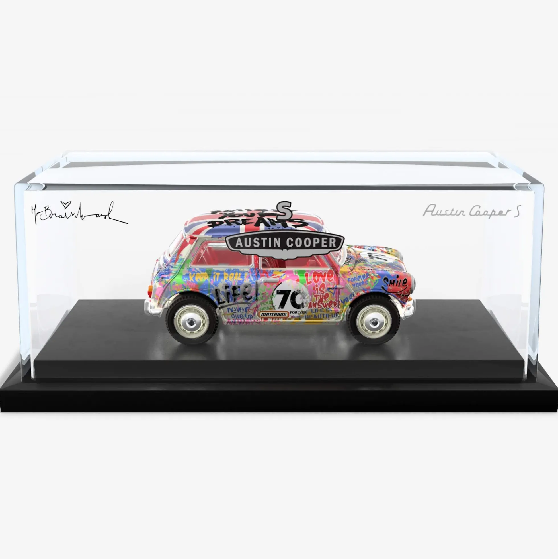Matchbox x Mr Brainwash 1964 Austin Mini Cooper S