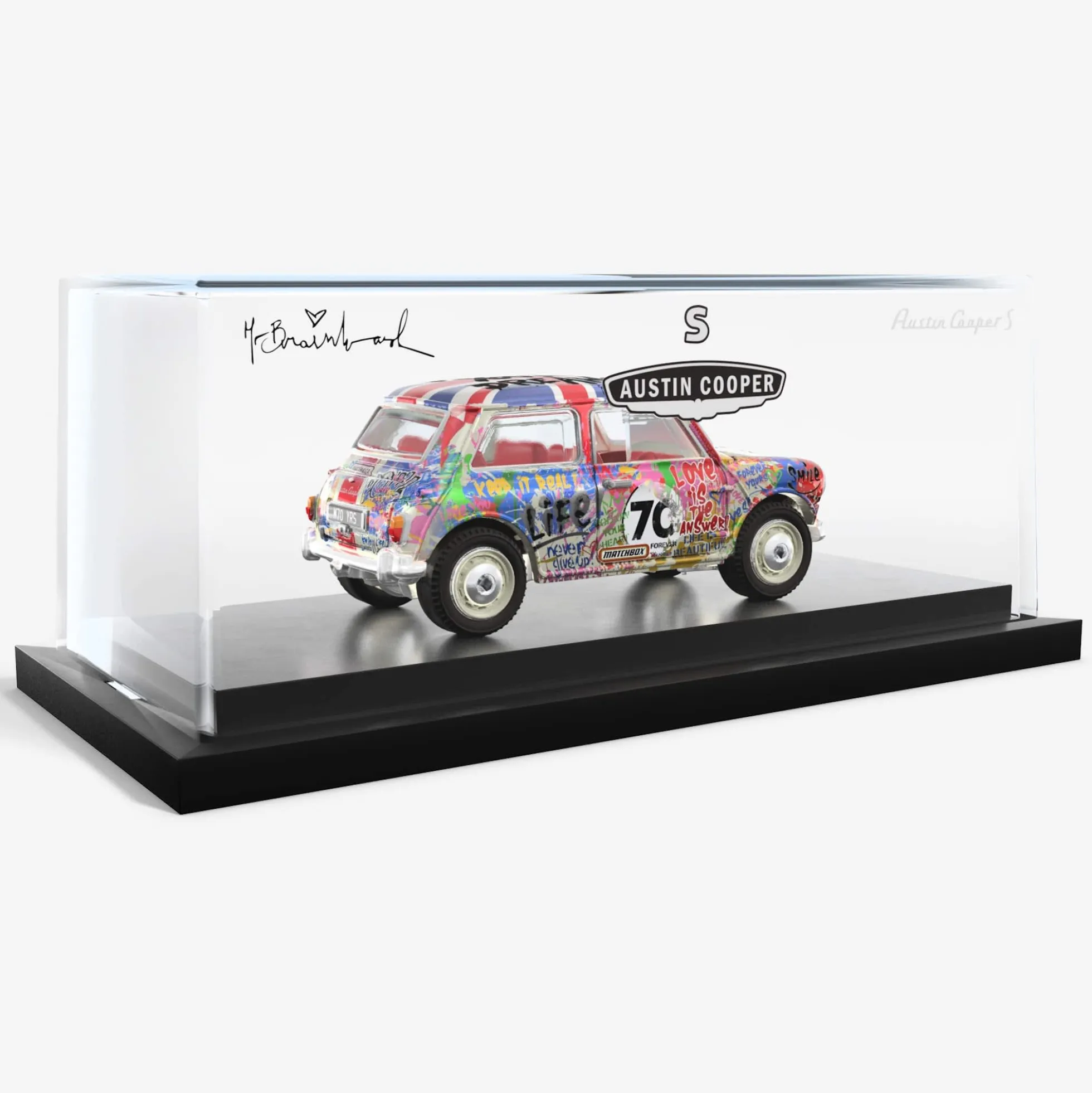 Matchbox x Mr Brainwash 1964 Austin Mini Cooper S