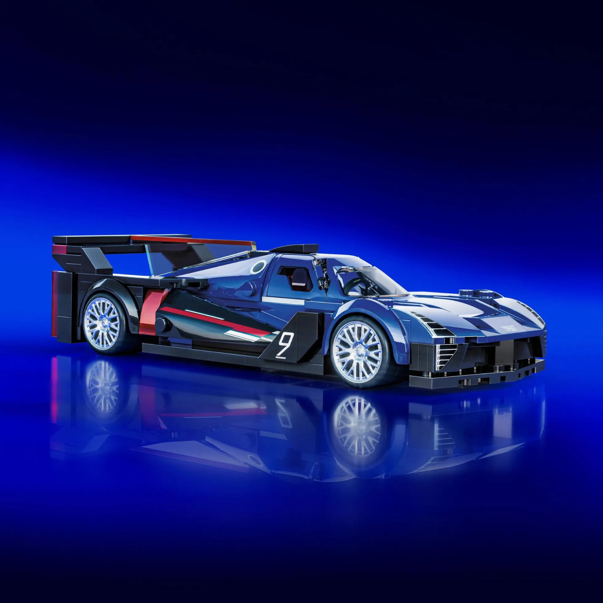 Mattel Brick Shop Hot Wheels Cadillac Project GTP Hypercar Building Set