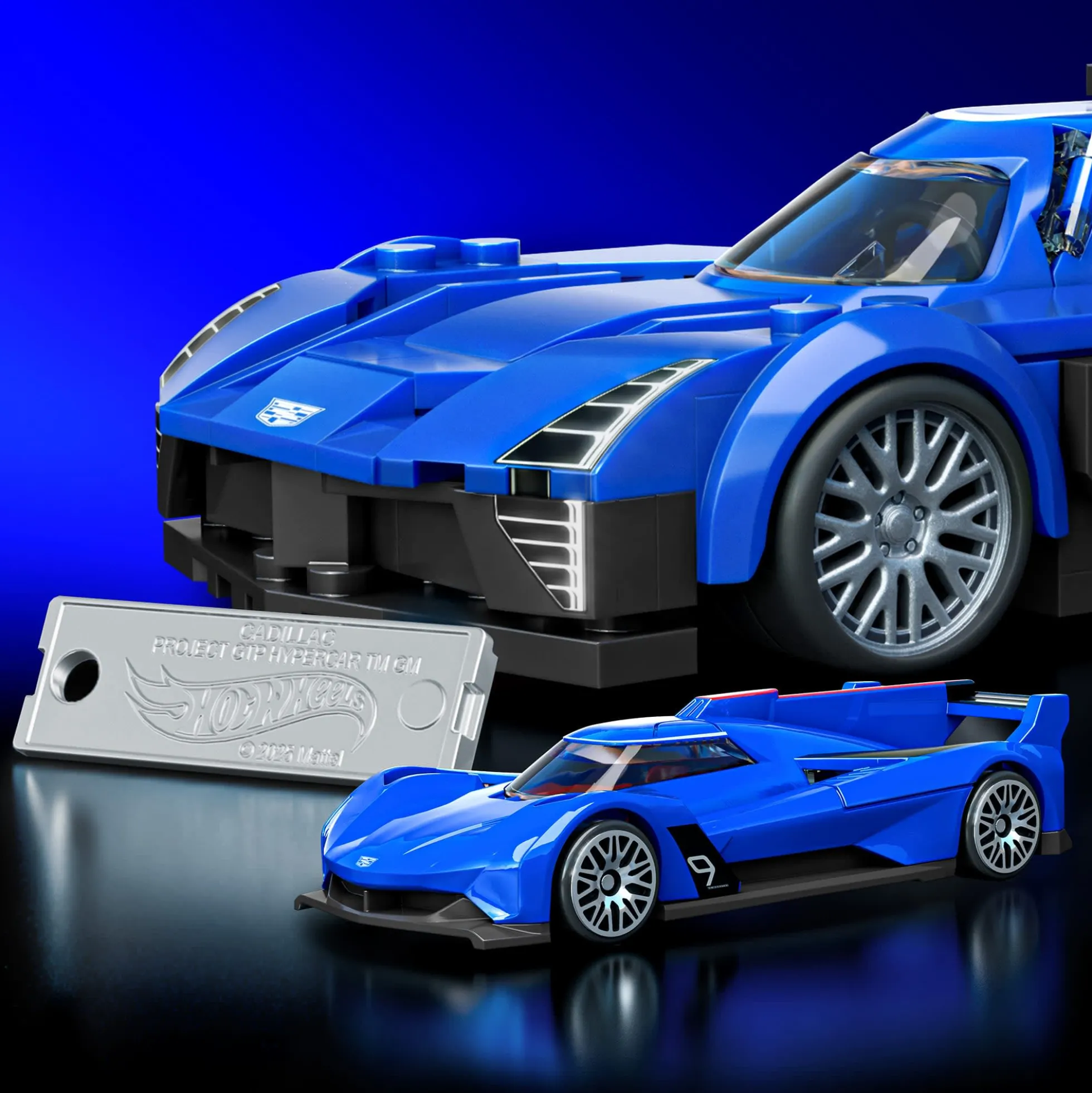 Mattel Brick Shop Hot Wheels Cadillac Project GTP Hypercar Building Set