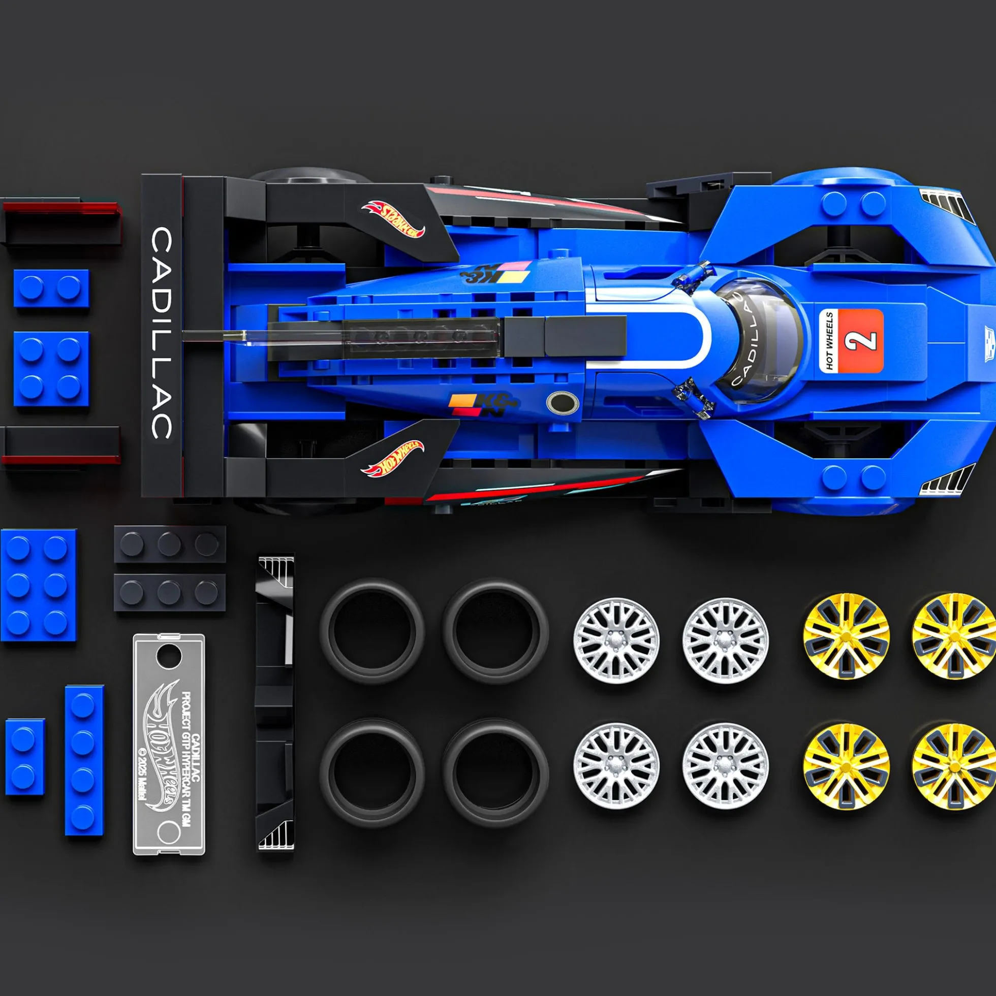Mattel Brick Shop Hot Wheels Cadillac Project GTP Hypercar Building Set