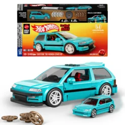 Mattel Brick Shop Hot Wheels Custom ’90 Honda Civic EF Building Set