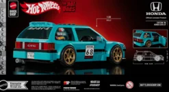 Mattel Brick Shop Hot Wheels Custom ’90 Honda Civic EF Building Set