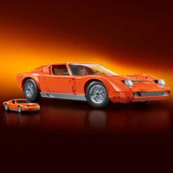 Mattel Brick Shop Hot Wheels Lamborghini Miura P400 SV Collectible Building Set