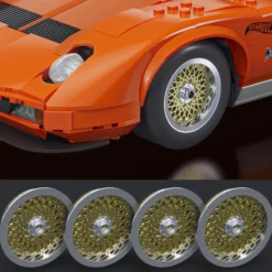 Mattel Brick Shop Hot Wheels Lamborghini Miura P400 SV Collectible Building Set