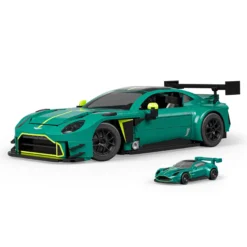 Mattel Brick Shop Hot Wheels ’24 Aston Martin Vantage GT3 Building Set