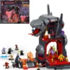 Mattel Brick Shop Masters of the Universe Clash at Snake Mountain Building Set