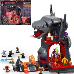 Mattel Brick Shop Masters of the Universe Clash at Snake Mountain Building Set