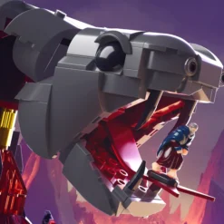 Mattel Brick Shop Masters of the Universe Clash at Snake Mountain Building Set
