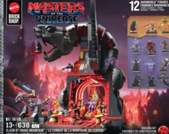 Mattel Brick Shop Masters of the Universe Clash at Snake Mountain Building Set