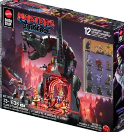 Mattel Brick Shop Masters of the Universe Clash at Snake Mountain Building Set