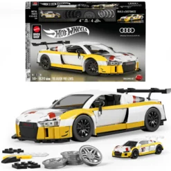 Mattel Brick Shop Hot Wheels ‘15 Audi R8 LMS Building Set