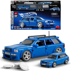 Mattel Brick Shop Hot Wheels Audi Avant RS2 Building Set