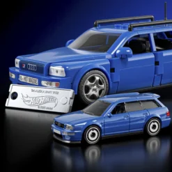 Mattel Brick Shop Hot Wheels Audi Avant RS2 Building Set
