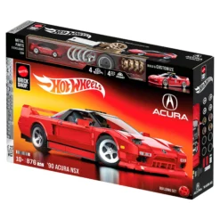 Mattel Brick Shop Hot Wheels ’90 Acura NSX Building Set