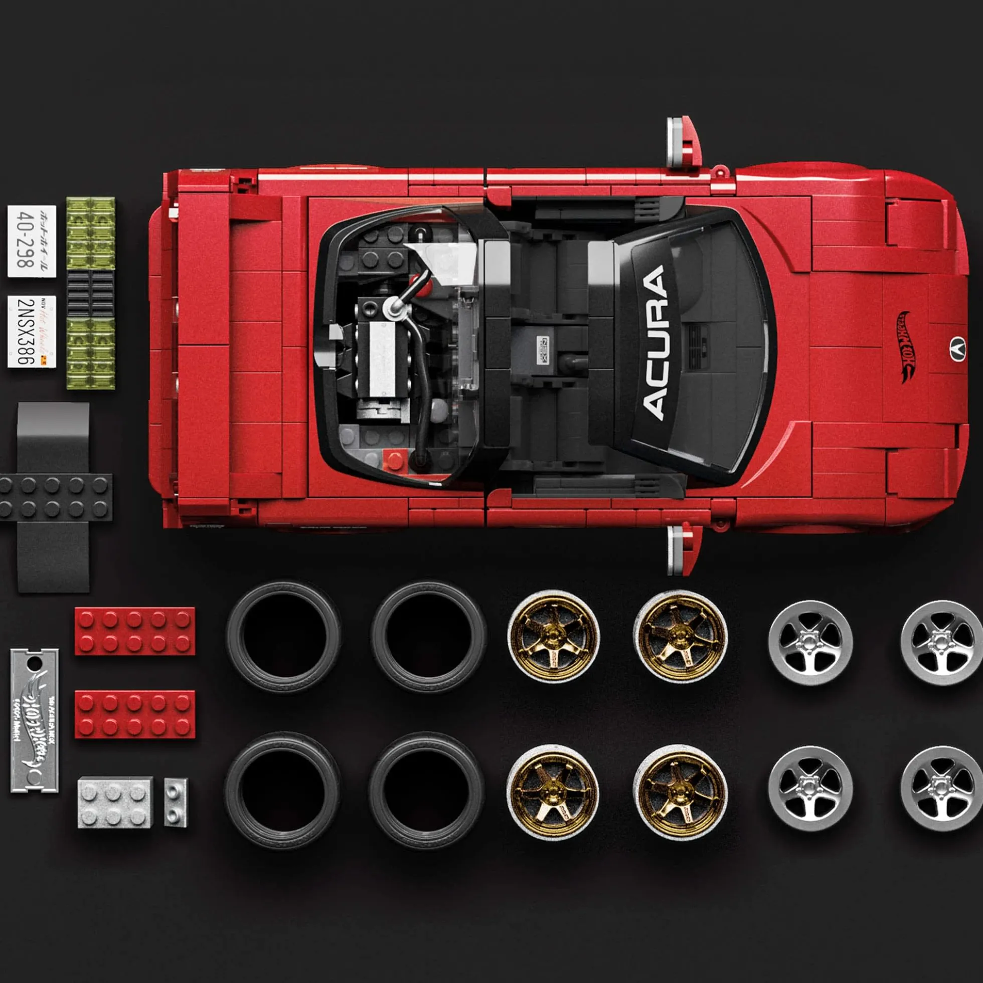 Mattel Brick Shop Hot Wheels ’90 Acura NSX Building Set