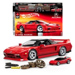 Mattel Brick Shop Hot Wheels ’90 Acura NSX Building Set